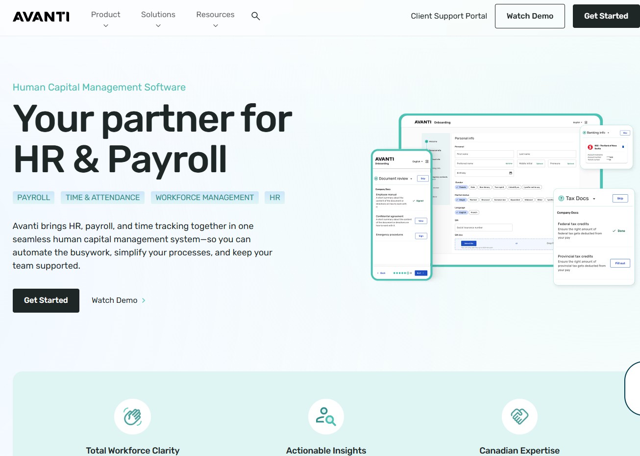 Avanti HCM software